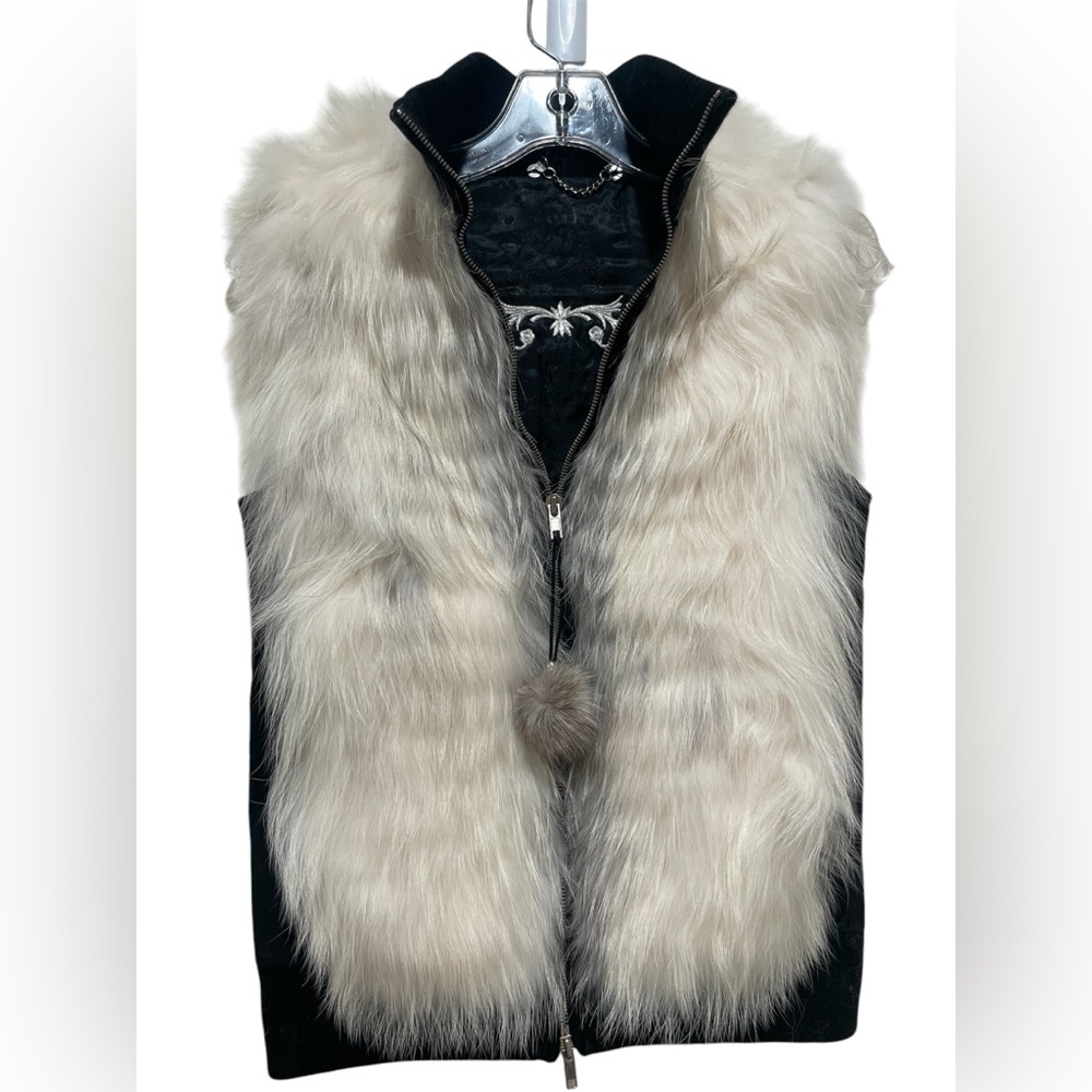 Stunning real fur vest! Size small. It was custom order.